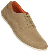 One True Saxon Cream Suede Shoes