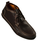 One True Saxon Dark Brown Trainer Shoes
