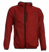 Dark Red Lightweight Nylon Jacket