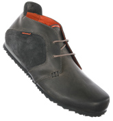 One True Saxon Etwell 2 Dark Grey Mid Chukka Boots