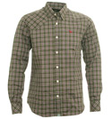 One True Saxon Khaki Check Long Sleeve Shirt