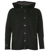 One True Saxon Khaki Full Zip Hooded Sweater