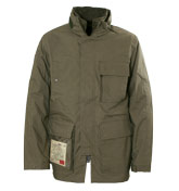 One True Saxon Khaki Hooded Jacket