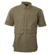 One True Saxon Khaki Short Sleeve Shirt