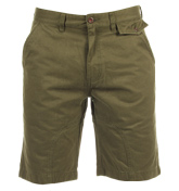 One True Saxon Leodulf Khaki Shorts