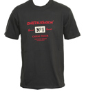 One True Saxon Navy T-Shirt with Red Design