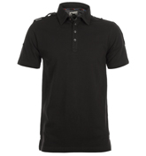 One True Saxon Osgar Black Polo Shirt
