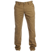 One True Saxon Peakirk Dark Stone Chino Trousers