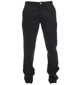 One True Saxon Peakirk Navy Chino Trousers