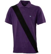 Purple Pique Polo Shirt with