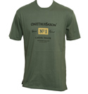 Sage Green T-Shirt with Black Design