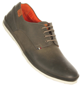 One True Saxon Sedwick Grey Leather Shoes
