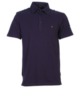 One True Saxon Tutbury Purple Pique Polo Shirt