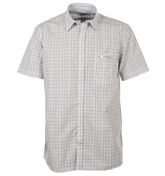 One True Saxon White and Brown Check Short