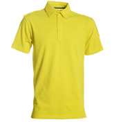 One True Saxon Yellow Pique Polo Shirt