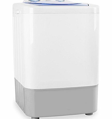 OneConcept  SG002 Mini Camping Washing Machine (2.8kg Max Load, Compact Design amp; Quiet operation) - White