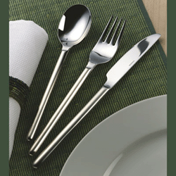 Oneida Metro Coffee spoon   Matt finished handles and mirror-polished heads add interest to this Met
