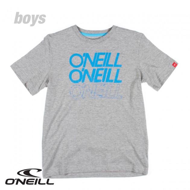 Oneill Boys Creek T-Shirt - Silver Melee
