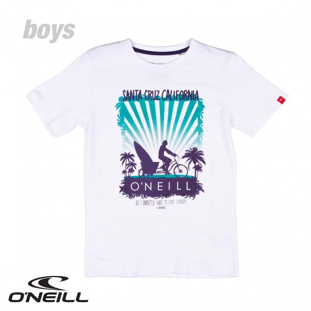 Oneill Boys Pipe T-Shirt - Super White