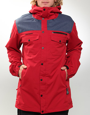 ONeill Button Up 10k Snow jacket - Rio Red