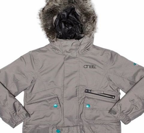 ONeill Gemstone Girls Jacket Charcoal Grey 8 years