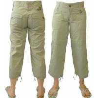 GIRLS 3/4 POPLIN PANTS