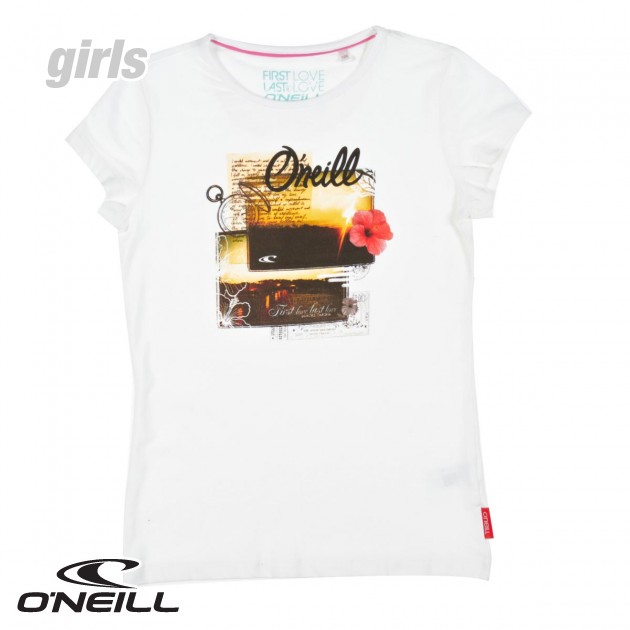 Oneill Girls Bright T-Shirt - Super White