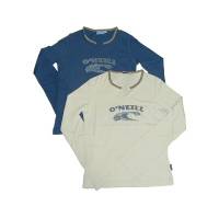 Oneill GIRLS DENIM COLLAR LONG SLEEVE T-SHIRT