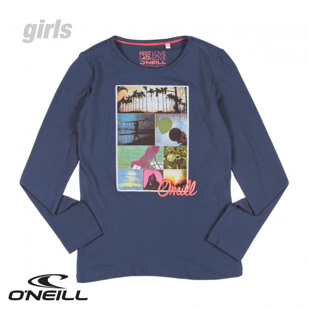 Oneill Girls Dillon T-Shirt - Sunrise Blue