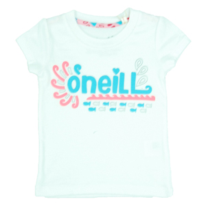 O`Neill Girls Girls Toddler ONeill Aisha T-Shirt. Super White