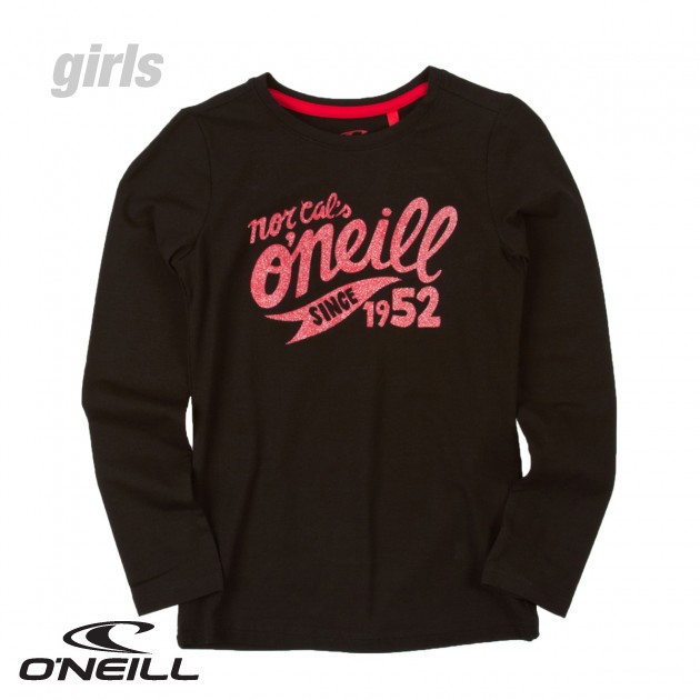 O`Neill Girls ONeill Ellis Long Sleeve T-Shirt - Black