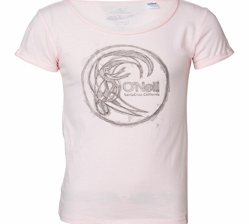 O`Neill Girls Originals Logo T-Shirt Creole Pink