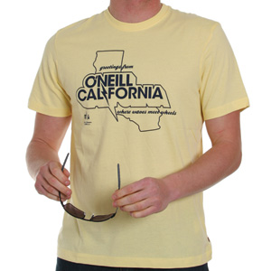 Greetings Tee shirt - Californian Yellow