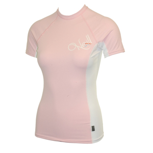 O`Neill Ladies O`Neill Skins Crew Rashguard. Lt Pink