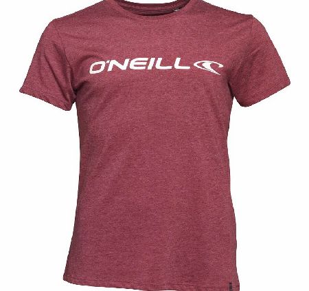 O`Neill Mens Melange Logo Short Sleeve T-Shirt