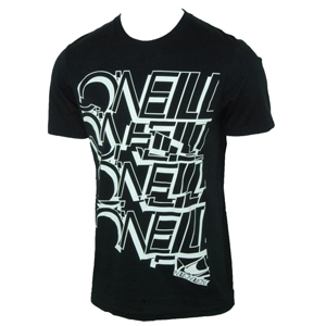 O`Neill Mens Mens ONeill Stacker T-Shirt. Black Out