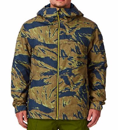 O`Neill Mens ONeill Area 52 Snow Jacket - Brown Aop