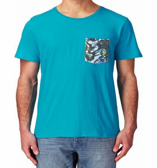 O`Neill Mens ONeill Boulevard T-shirt - Teal Blue