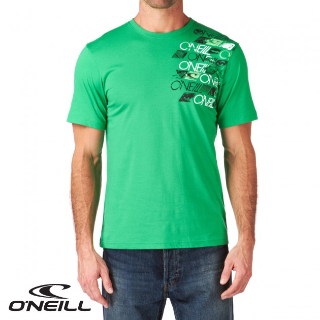 O`Neill Mens ONeill Four Brothers T-Shirt - Simply Green