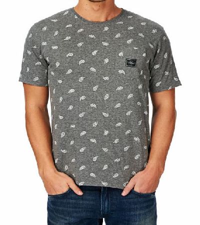 Mens ONeill Lm Drift T-Shirt - Grey Aop