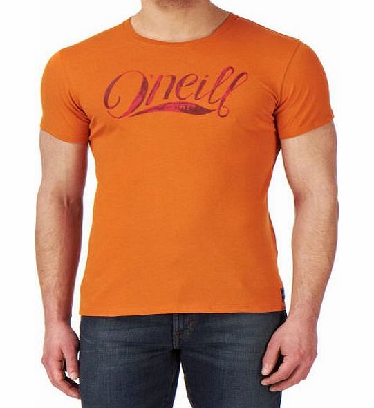 O`Neill Mens ONeill Lm Graduate T-shirt - Orange Rust