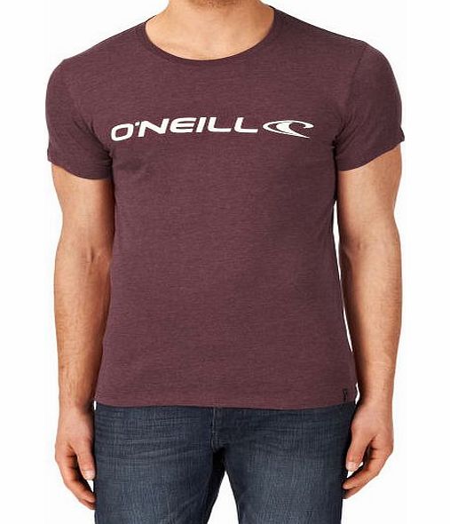 O`Neill Mens ONeill Lm Melange Logo T-shirt - Brick Red