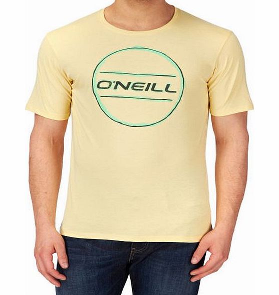 O`Neill Mens ONeill Lm Painted Logo T-Shirt - Gold Haze
