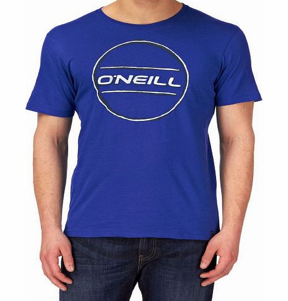 O`Neill Mens ONeill Lm Painted Logo T-Shirt - True Blue