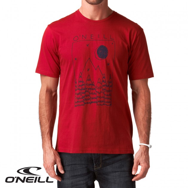 O`Neill Mens ONeill Mr Mountain T-Shirt - Rio Red