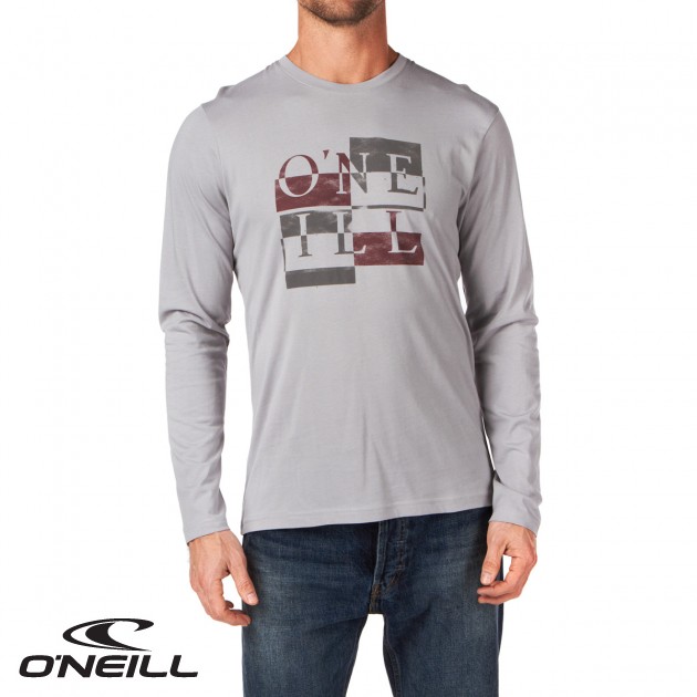 O`Neill Mens ONeill Nelson Long Sleeve T-Shirt - Metal