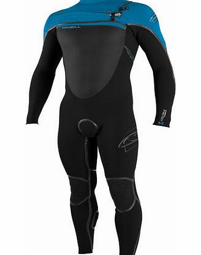 O`Neill Mens ONeill Pyrotech 4/3mm Chest Zip Wetsuit -