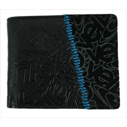 Mens O`Neill Stitched Pu Wallet 901 Black Out
