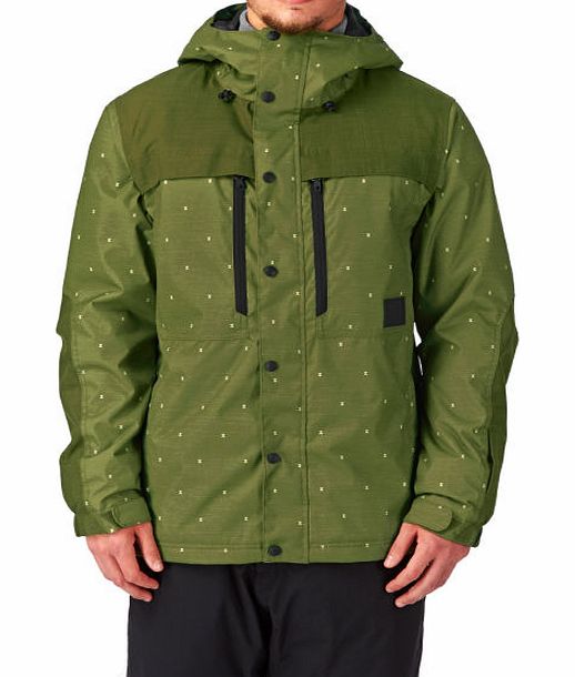 O`Neill Mens ONeill Utility Snow Jacket - Avocado Green
