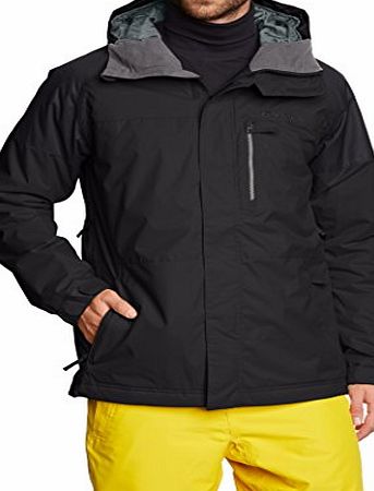ONeill Mens PM Helix Snow Jacket - Black Out, Large
